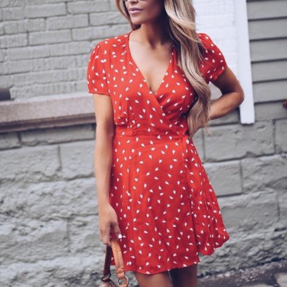 wrap dress small bust